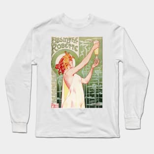 Absinthe Robette, Mucha Long Sleeve T-Shirt